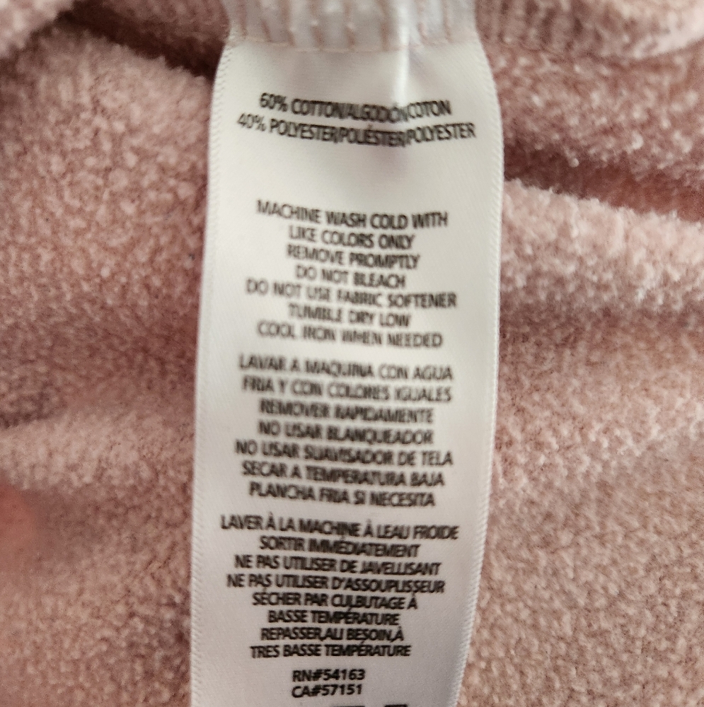 Calvin Klein Women's Light Pink Hoodie - Picture 4 of 4